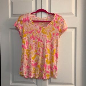Lilly Pulitzer Sarah Top, M, Bright Colors